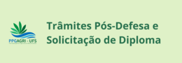 Trâmites Pós Defesa e Solicitação de Diploma